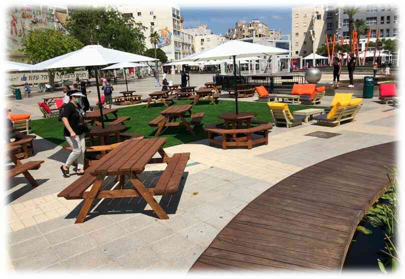 שולחנות קקל באירוע עירייה
